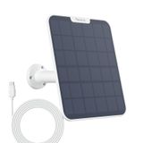 REOLINK 6W Güneş Paneli Beyaz, Tüm Kablosuz Pil Kameraları için Kesintisiz Güneş Enerjisi Kaynağı, Trackmix/Argus PT/Go PT Ultra, Su Geçirmez, Ayarlanabilir Montaj, 4 Metre Kablo (Yalnızca Pil