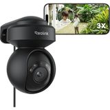 Reolink E1 Outdoor Ultra Net 5mp Ptz Güvenlik Kamerası –aı Kişi+Araç Takibi 3x Optik Zoom, Gece Görüş - Siyah