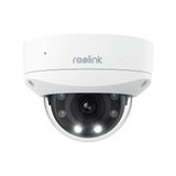 Reolink P437 4K Smart Detection dış mekan güvenlik kamerası, beyaz, duvar korumalı, renkli gece görüşü, optik 5 x zoom