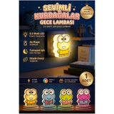 Reona Sevimli Kurbağa Gece Lambası – 3 LED 0.5W Tasarruflu Prize Takılan Bebek, Çocuk Odası ve Uyku Lambası