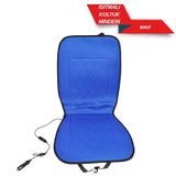 Replax 12v Isıtıcı Koltuk Minderi Çakmaklı Ayarlı Siyah Tekli Br4807301 Mavi