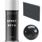 Replax 400 ml Antrasit Radyatör Kalorifer Petek Sprey Boyası Dayanıklı Formül ile Estetik Yenileme