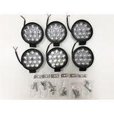 Replax 6 Adet 14 Led Yuvarlak Off Road Sis Farı Sis Lambası Çalışma Lamb