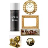 Replax Altın Varak Masa Sandalye Tablo Kenarı Sprey Boyası 400 Ml