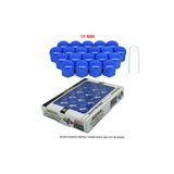 Replax Bijon Kapağı Düz 19 mm Mavi 20 Li Set