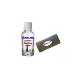 Replax Chevrolet Spark ile uyumlu 92U Polyester Gümüşü Rötuş Boyası+Rötüş Çeliği