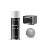 REPLAX Gri Fırın Isıya Dayanıklı 500° Sprey Boyası 400 Ml.