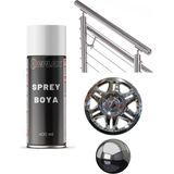 Replax Krom Nikelaj Efekt Sprey Boya 400 Ml Kolay Uygulama ile Hızlı Kuruma Özelliği