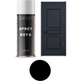 Replax Mat Siyah Amerikan Kapı Sprey Boyası 400 ml Yüksek Kapatıcılık ve Kolay Uygulama ile Profesyonel Kalite