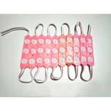 Replax Parmak LED Lamba Pembe 3 LED 140 Lümen 12 Volt 10,lu