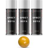 Replax Ral 1007 Koyu Nergiz Sarı 3x400 ml Sprey Boya