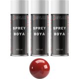 Replax Ral 3002 Karmen Kırmızı 3x400 ml Sprey Boya