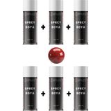 Replax Ral 3002 Karmen Kırmızı 6x400 ml Sprey Boya