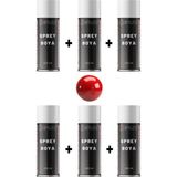 Replax Ral 3020 Trafik Kırmızı 6x400 ml Sprey Boya