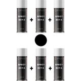 Replax Ral 9005 Mat Siyah 6x400 ml Sprey Boya