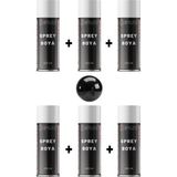 Replax Ral 9005 Parlak Siyah 6x400 ml Sprey Boya