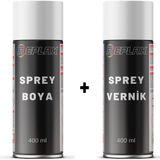 Replax Renault Clio 632 Gümüş Gri Sprey Rötuş Boyası +Sprey Vernik