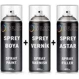 Replax Toyota Corolla Chr Yaris Parlak Gümüş Gri 1l0 Sprey Boya+Vernik+Astar