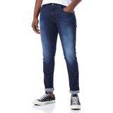 Replay Anbass Slim-Fit Power Stretch ile 007 Koyu Mavi Erkek Kot Pantolon