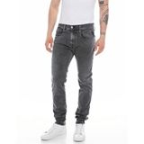 Replay Erkek Anbass geri dönüştürülmüş kot pantolon, 097 Koyu Gri, 34W / 32L