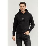 Replay Erkek Bisiklet Yaka Sweatshirt,Sıyah L