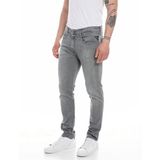 Replay Erkek kot pantolon Anbass Slim-Fit Power Stretch ile, Medium Grey 096, 31W / 32L