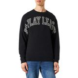 Replay Erkek Sweatshirt%100 Pamuk, 098 Black, XL
