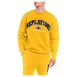 Replay Erkek Sweatshirt%100 Pamuk, 545 Sarı, L
