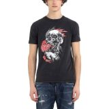 Replay Regular Erkek Bisiklet Yaka T-Shirt,Sıyah L,8059799472729