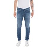 Replay Willbi X-lite Plus erkek kot pantolon, 009 Medium Blue, 34W / 32L