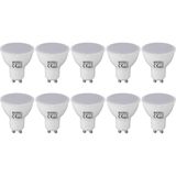 Repplam 10'Lu Paket 6w - 62w Dim Edilebilir Gu10 Led Ampul Beyaz Işık 390 Lümen Dimli Led Ampul Çanak Spot Ampul