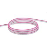 Repplam 12V Neon Şerit Led Pembe Silikonlu Su Geçirmez 12 Volt Neon Led Işık - 8 m