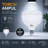 Repplam Horoz Beyaz Işık Torch Ampul Yüksek Lümen Yüksek Işık Büyük Ampul Jumbo Ampul - 30 Watt