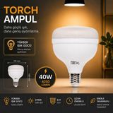 Repplam Horoz Sarı Işık Torch Ampul Yüksek Lümen Yüksek Işık Büyük Ampul Jumbo Ampul - 40 Watt