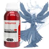 Reprapper ABS Benzeri 3D Yazıcı Reçine, 405nm Hızlı UV Kürleme 1kg Gri 3D Baskı Reçine Fotopolimer LCD Yazıcı için Hassas Reçine, Gri 1000g