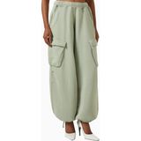 Represent Initial Cargo Sweatpants, Pamuklu Fleece ve Çok Cepli Lüks Rahatlık - Yeşil