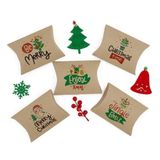 Repro Design 11x15 Yılbaşı Temalı Yastık Model Hediye Kutusu (5'li Set) - Model-1