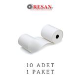 Resan 58x40 Termal Rulo Yazar Kasa Pos Rulosu 10 Adet