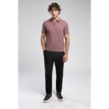 Resao Erkek Polo Yaka T-Shirt Gül Kurusu - 05-Pembe