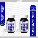Resavit 2 x Magnezyum 3’lü Form (Bisglisinat-Sitrat-Malat) + Vitamin (B2, B3, B6) - 60 Bitkisel Kapsül - Aromasız