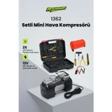 Reschmann Res-1362 Profesyonel Çift Pistonlu Setli Mini Hava Kompresörü