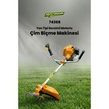 Reschmann RES-74368S Profesyonel Yan Tipi Benzinli Ot ve Çalı Tırpanı (2.2 Hp)