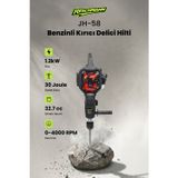 Reschmann Res-Jh-58 Profesyonel Benzinli Kırıcı Delici Hilti (32.7Cc / 30 Joule)