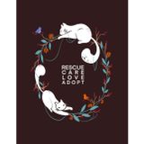 Rescue, Care, Love, Adopt: A Premium Blank Notebook for Animal Lovers, Rescuers & Foster Parents