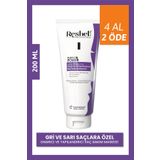 Reshell Sarı ve Gri Saçlar İçin Yoğun Onarıcı ve Yapılandırıcı Saç Maskesi 200 ml