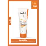 Reshell SPF50 Yüksek Korumalı UVA-UVB 50 ml Yüz Güneş Kremi