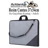Resim Çantası Kumaş 37X54 Cm 1 Adet Teknik Resim Dosya Çantası 35X50 Cm Askılı Bez Proje Çantası Fermuarlı Okul Sınıf