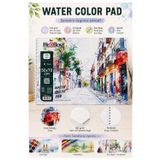 Resim Defteri 50X70 Cm 1 Adet Herboy 120 Gr Sulu Boya Eskiz Defteri Karakalem Çizim 20 Sayfa Dokulu Kağıt