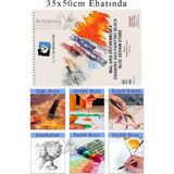 Resim Defteri Spralli 35X50 165 gr 15 Yaprak 1 Adet Alex Schoeller Telli Resim Defteri Akrilik Yağlı Guaj Keçeli Sulu - Beyaz - Standart - 35x50 cm