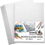 Resim Kağıdı 35X50 50 Li 100 gr 1 Paket 35 * 50 Resim Kartonu - 41 Delft Blue